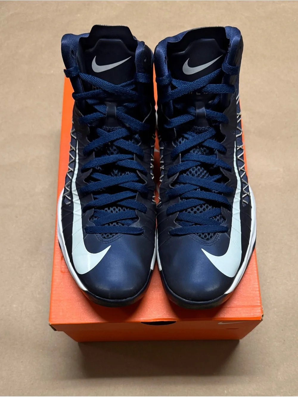 Nike Air Hyperdunk 2012 TB Midnight Navy Men’s size 13 Basketball shoes Rare!